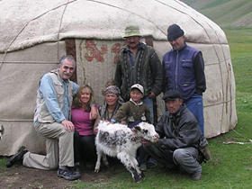 Steve and Randie, Kyrgyzstan